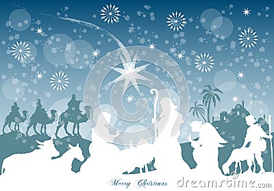 Jesus nativity Vector Illustration