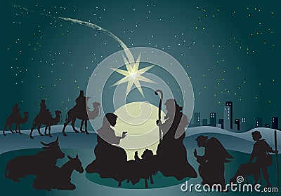 Jesus nativity Vector Illustration
