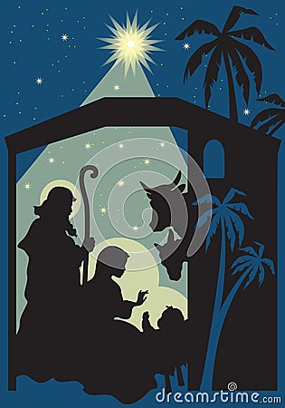 Jesus nativity Vector Illustration