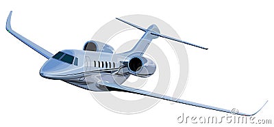 Jet airplane Vector Illustration