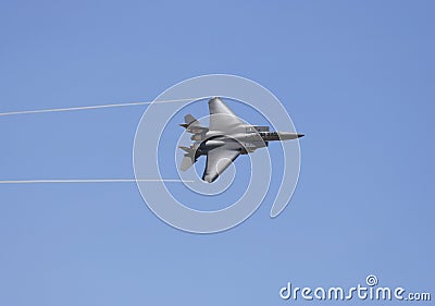 Jet Contrails Stock Photo