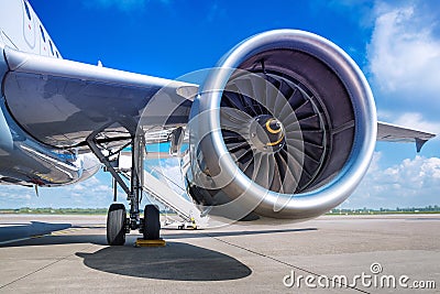 Jet engine Stock Photo