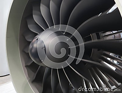 Jet Engine Stock Photo