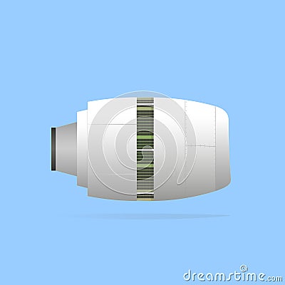 Jet engine Vector Illustration