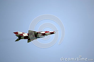 Jet fighter aircraft Stock Photo
