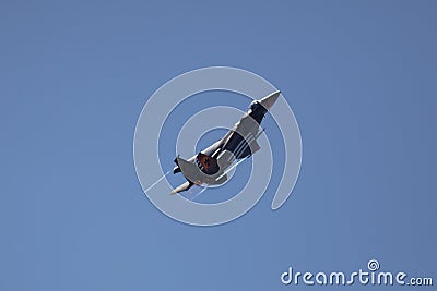 Jet Fighter at the airshow in Kingsley Field Air Base, Klamath Falls, Oregon Editorial Stock Photo