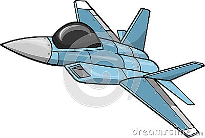 Jet Fighter Vector Illustration Vector Illustration