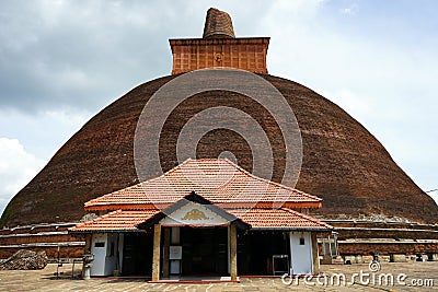 Jetavanaramaya Stupa and stupa Editorial Stock Photo