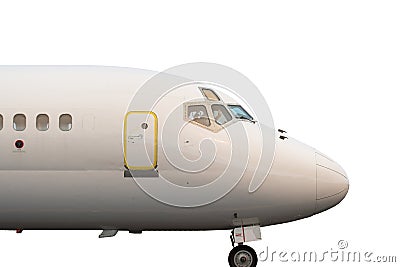 Jetliner Isolated Stock Photo