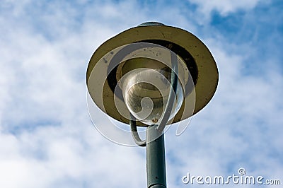 Jette, Brussels Capital Region, Belgium - Street light against blue sky Editorial Stock Photo