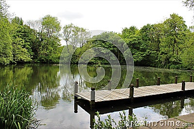 Jetty in the vale Stock Photo