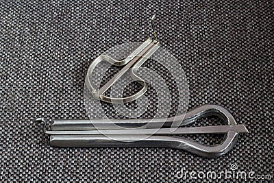 Jew's-Harp music instrument Stock Photo