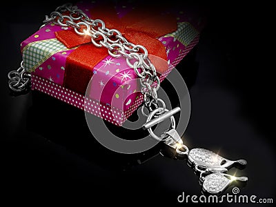 Jewel - Luxury necklace for women Stock Photo