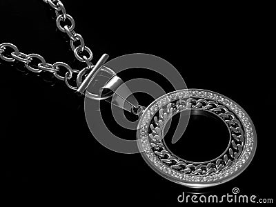 Jewel - Luxury necklace for women Stock Photo