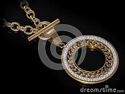 Jewel - Luxury necklace for women Stock Photo