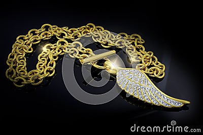 Jewel - Luxury necklace for women Stock Photo