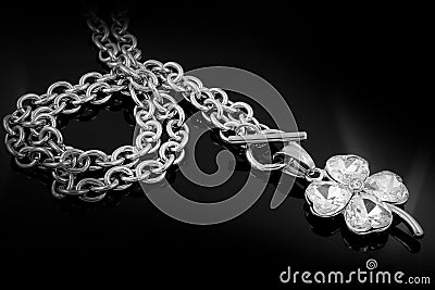 Jewel - Luxury necklace for women Stock Photo