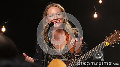 Jewel Performed Some Of Her Greatest Hits For iHeartRadio Live In New York Editorial Stock Photo