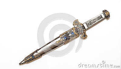 Jeweled Ceremonial Dagger Stock Photo