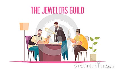 Jeweller Concept Illustration Vector Illustration