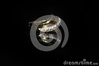 Jewellery diamond ring and gemstone Stock Photo