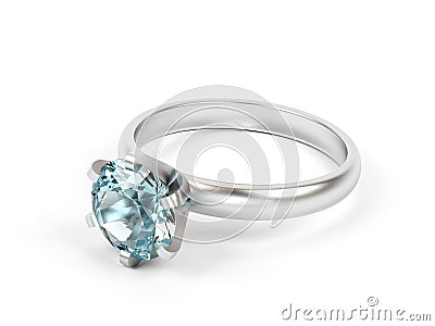 Jewellery ring. Stock Photo