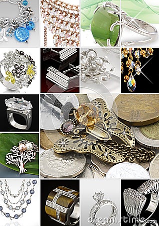 Jewelry Collage Royalty Free Stock Photos - Image: 20752328