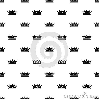 Jewelry crown pattern vector Vector Illustration