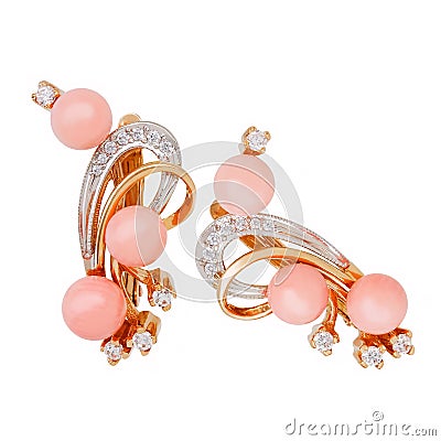 Jewelry earring Stock Photo