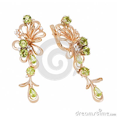 Jewelry earring Stock Photo