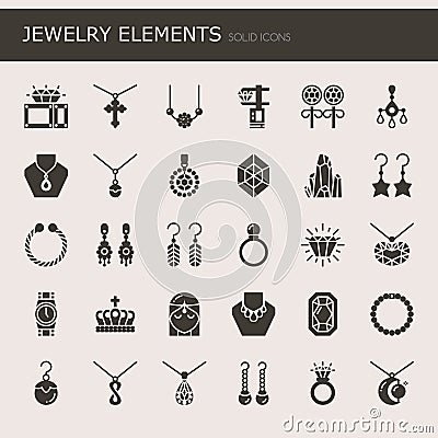 Jewelry Elements Stock Photo