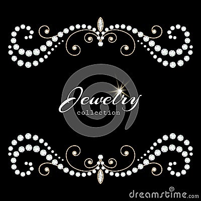 Jewelry Frame Vector Illustration