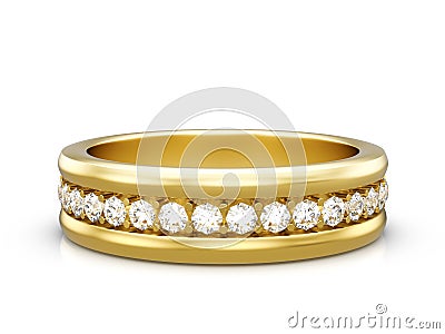 Jewelry ring Cartoon Illustration