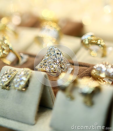 Jewelry rings Stock Photo