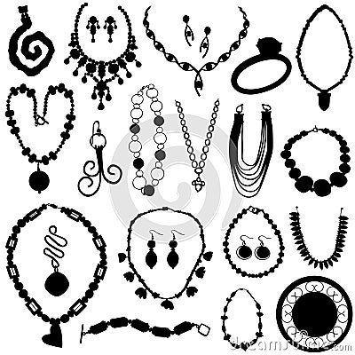 Jewelry set Vector Illustration