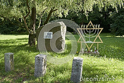 Jewish cementery Editorial Stock Photo