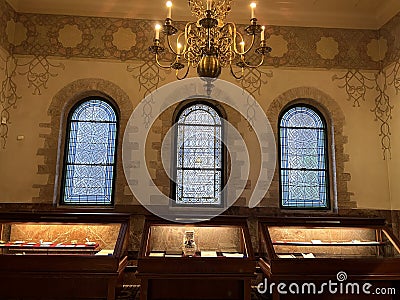 Jewish Ceremonial Hall in Prague, Czech Republic Editorial Stock Photo