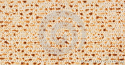 Jewish holiday Passover background. Matzo texture pattern Stock Photo