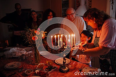 Jewish Holidays Hanukkah Stock Photo