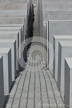Jewish Holocaust Memorial, berlin germany Editorial Stock Photo