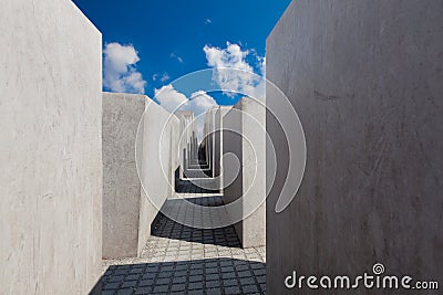 Jewish Holocaust Memorial museum, Berlin Editorial Stock Photo