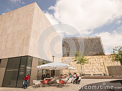 Jewish museum Cafe munich Editorial Stock Photo