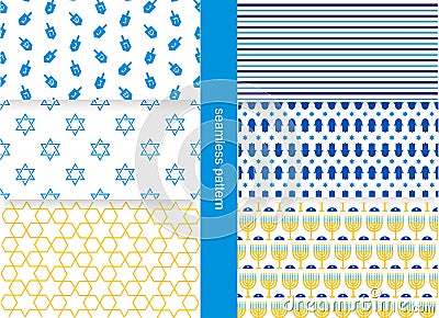 Jewish pattern Vector Illustration