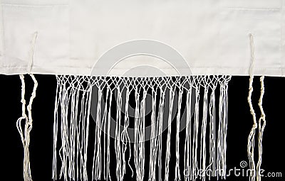 Jewish Prayer Shawl Stock Photo