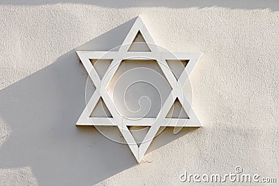 Jewish star Stock Photo