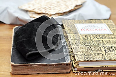 Jewish symbols Stock Photo