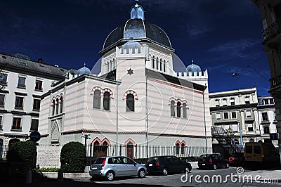 Jewish synagogue Stock Photo