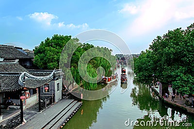 Jiangnan ancient town Editorial Stock Photo