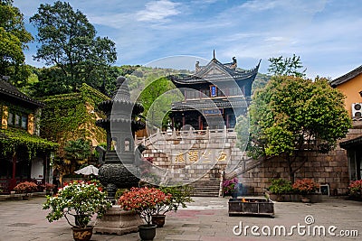 Jiangsu Huishan Huishan Temple Stock Photo