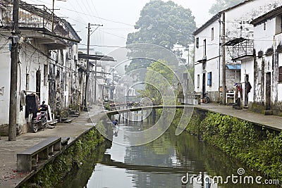 Jiangxi, china: small village in wuyuan Stock Photo